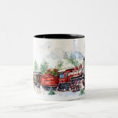  Christmas ツートーンマグカップ (中央)