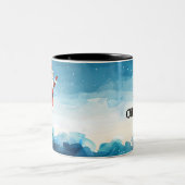  Christmas ツートーンマグカップ (中央)