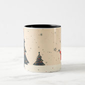  Christmas ツートーンマグカップ (中央)