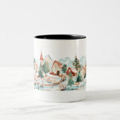  Christmas ツートーンマグカップ (中央)