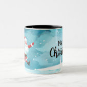  Christmas ツートーンマグカップ (中央)