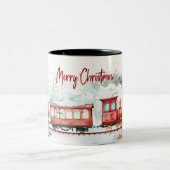  Christmas ツートーンマグカップ (中央)