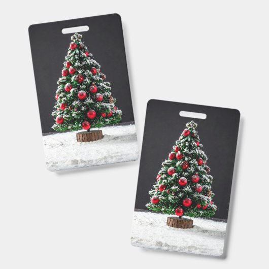 christmas バッジ (正面＆裏面)