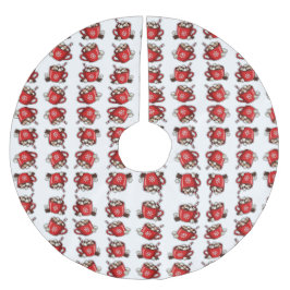 Christmas ブラッシュドポリエステルツリースカート