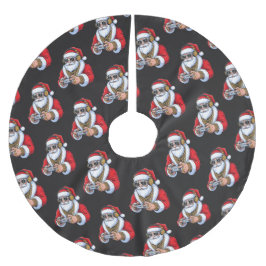 Christmas ブラッシュドポリエステルツリースカート