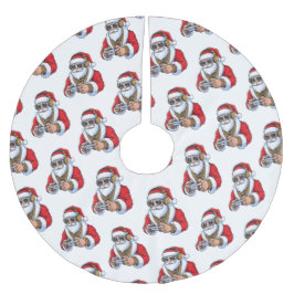 Christmas ブラッシュドポリエステルツリースカート