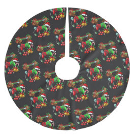 Christmas ブラッシュドポリエステルツリースカート