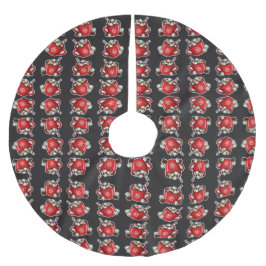 Christmas ブラッシュドポリエステルツリースカート