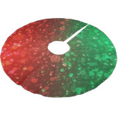 Christmas ブラッシュドポリエステルツリースカート (アングル)