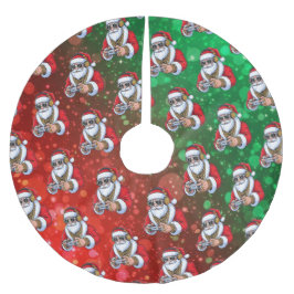 Christmas ブラッシュドポリエステルツリースカート