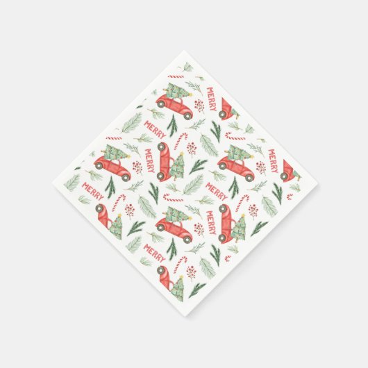 Christmas ペーパーナプキン スタンダードカクテルナプキン (角)
