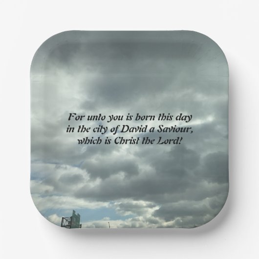 Christmas ペーパープレート (正面)