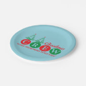 Christmas  ペーパープレート (アングル)