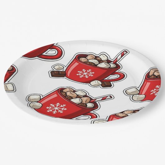 Christmas ペーパープレート (アングル)
