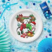 Christmas ペーパープレート (パーティー)