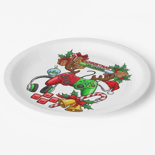 Christmas ペーパープレート (アングル)