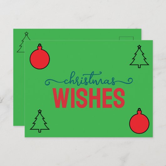 Christmas ポストカード (正面/裏面)