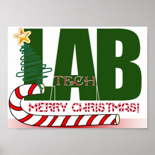 CHRISTMAS メリー LABORATORY - LAB TECHポスター ポスター (正面)