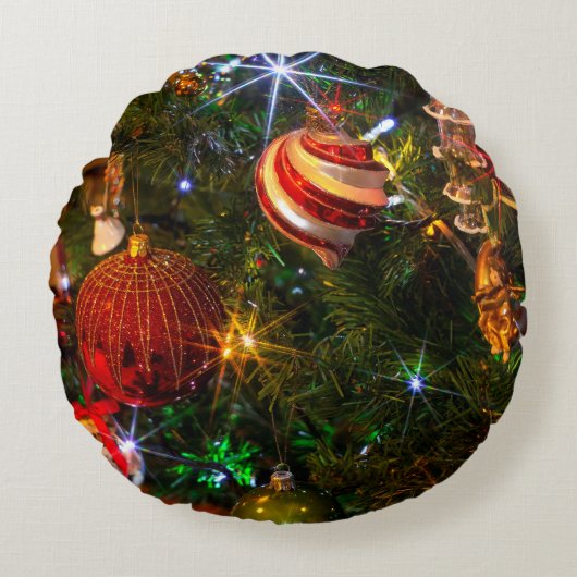 Christmas  ラウンドクッション (正面)