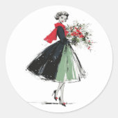 Christmas  ラウンドシール (正面)