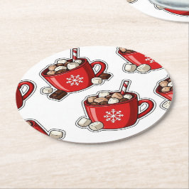 Christmas ラウンドペーパーコースター