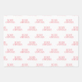 Christmas ラッピングペーパーシート (正面)