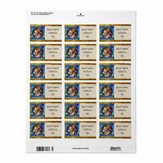 Christmas ラベル (フルシート)