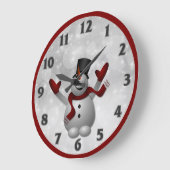 Christmas  ラージ壁時計 (傾斜)