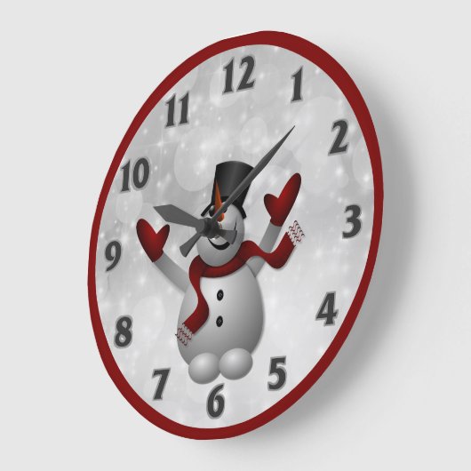 Christmas  ラージ壁時計 (傾斜)