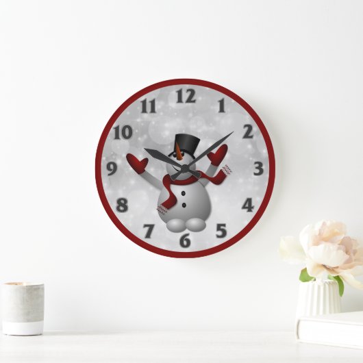 Christmas  ラージ壁時計 (ホーム)