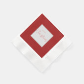 christmas 縁ありカクテルナプキン (角)