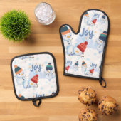 christmas 鍋つかみ&鍋敷きセット (トップダウン)