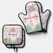 Christmas  鍋つかみ&鍋敷きセット (正面/裏面)