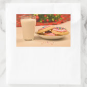 Christmas 長方形シール (バッグ)