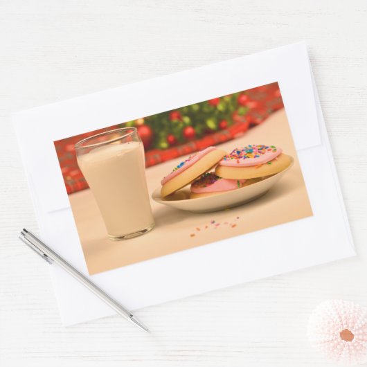 Christmas 長方形シール (封筒)