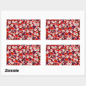 Christmas 長方形シール (シート)