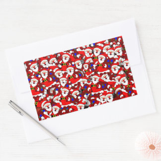 Christmas 長方形シール