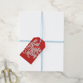 CHristmas「飲食べみとbeメリー」 ギフトタグ (より糸付き)