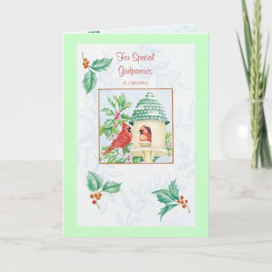 Christmas_001での特別な神の親のためのzz シーズンカード (正面)