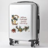 Christmas_17カスタム – カットビニール シール (スーツケース)