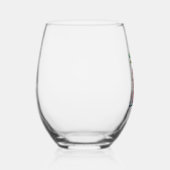 Christmas (1) ステムなしワイングラス (右)