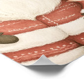 Christmas 1st Birthday Poster for Boys Winter ポスター (角)