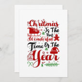 Christmas 2021 Would Not Recommed セーブザデート (正面/裏面)