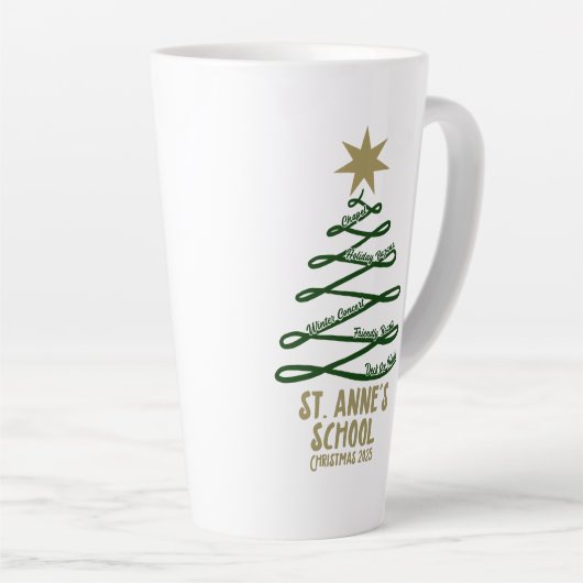 Christmas 2025 カフェラテマグ (右アングル)