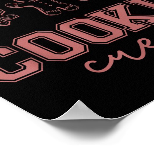 Christmas 2025 Cookie Crew Gingerbread Funny Chris ポスター (角)