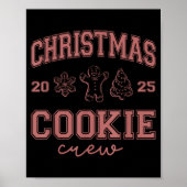 Christmas 2025 Cookie Crew Gingerbread Funny Chris ポスター (正面)