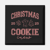 Christmas 2025 Cookie Crew Gingerbread Funny Chris マグネット (正面)