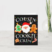 Christmas 2025 Cousin Cookie Baking Crew Squad Fam カード (正面)