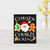 Christmas 2025 Cousin Cookie Baking Crew Squad Fam カード (黄色い花)