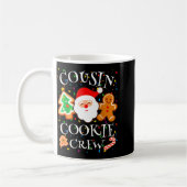Christmas 2025 Cousin Cookie Baking Crew Squad Fam コーヒーマグカップ (左)